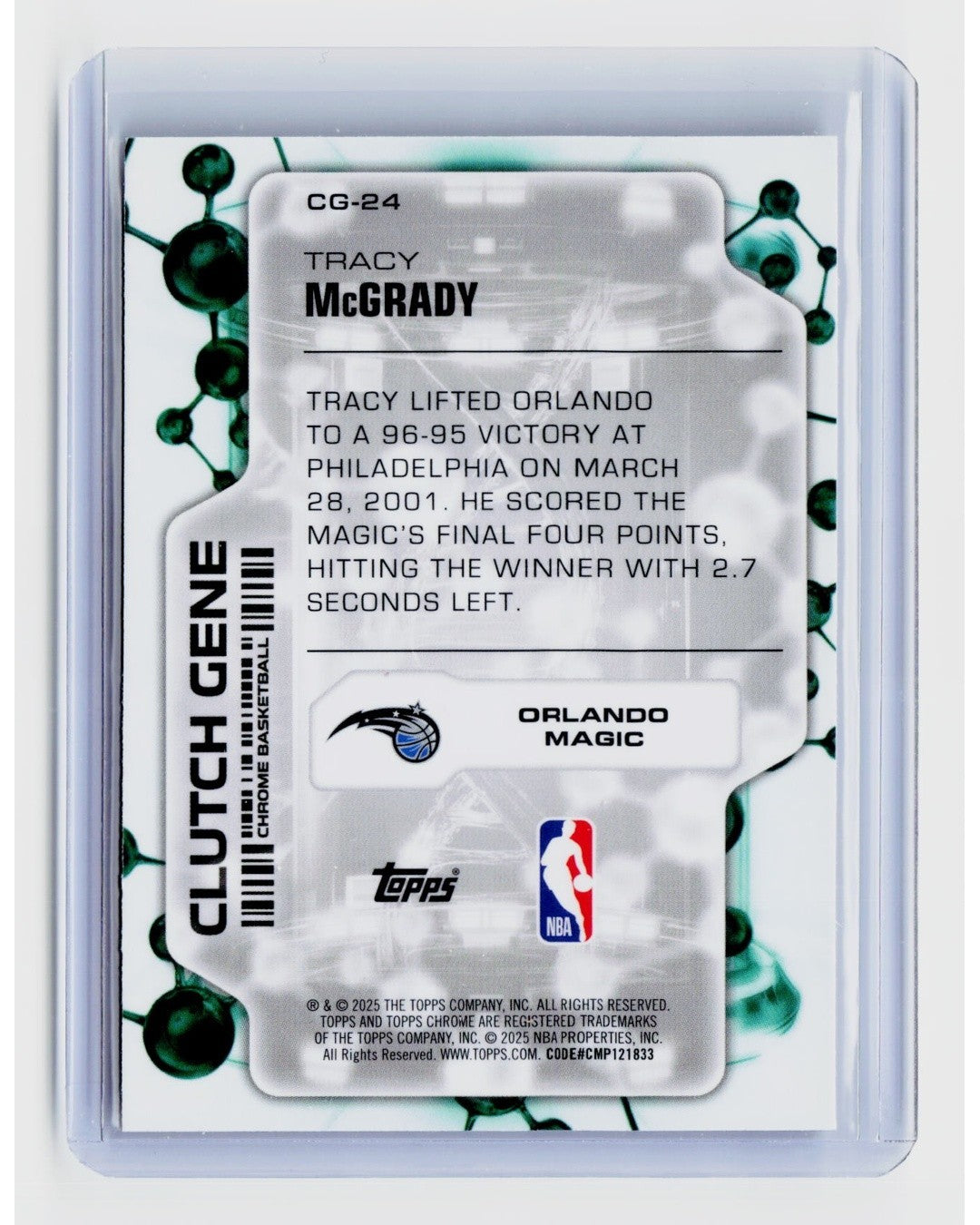 2025-26 Topps Chrome - Clutch Gene Tracy McGrady #CG-241