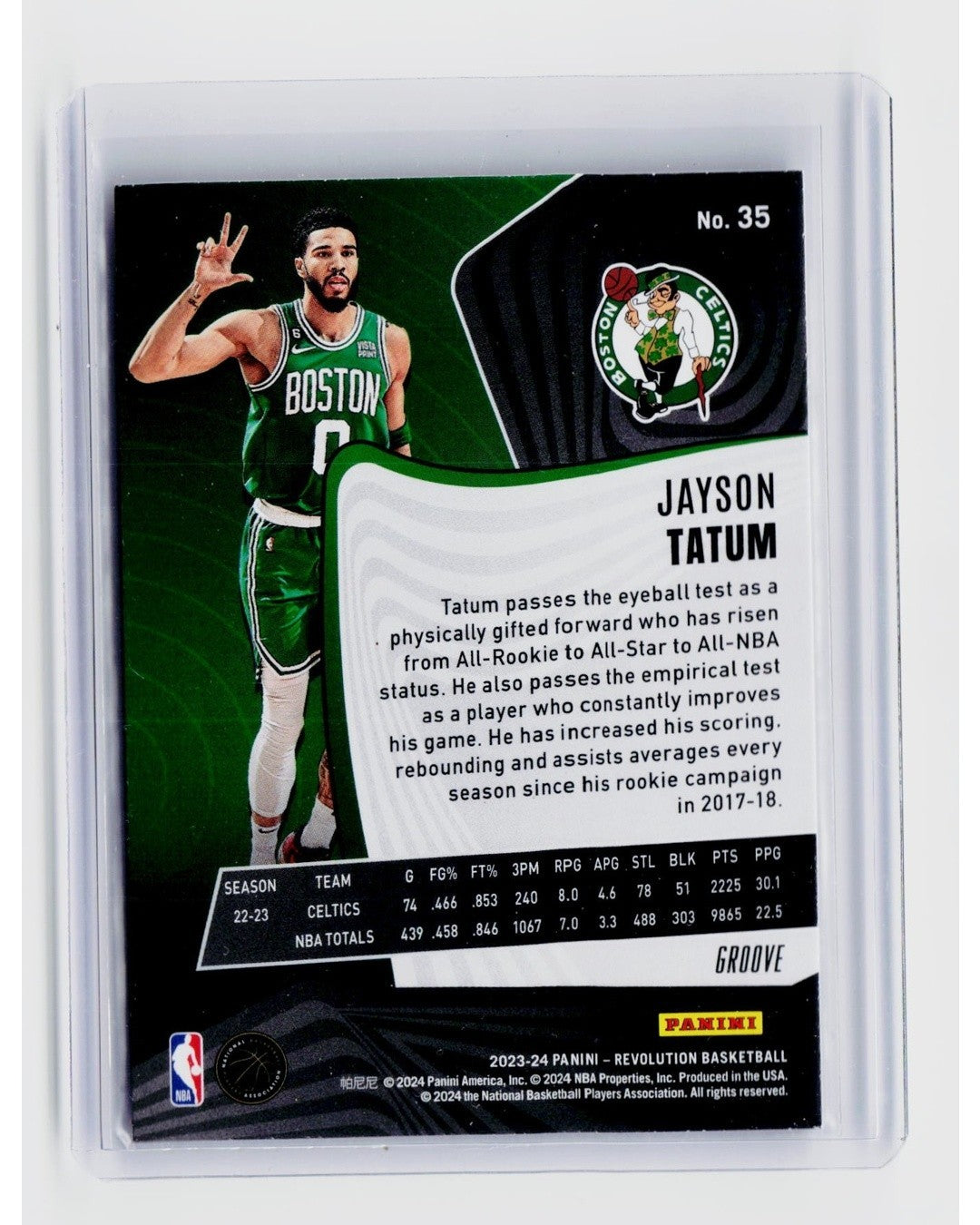 2023-24 Panini Revolution - Jayson Tatum #35 Groove1