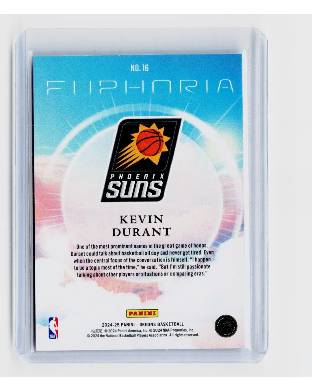 2024-25 Panini Origins - Euphoria Kevin Durant #161