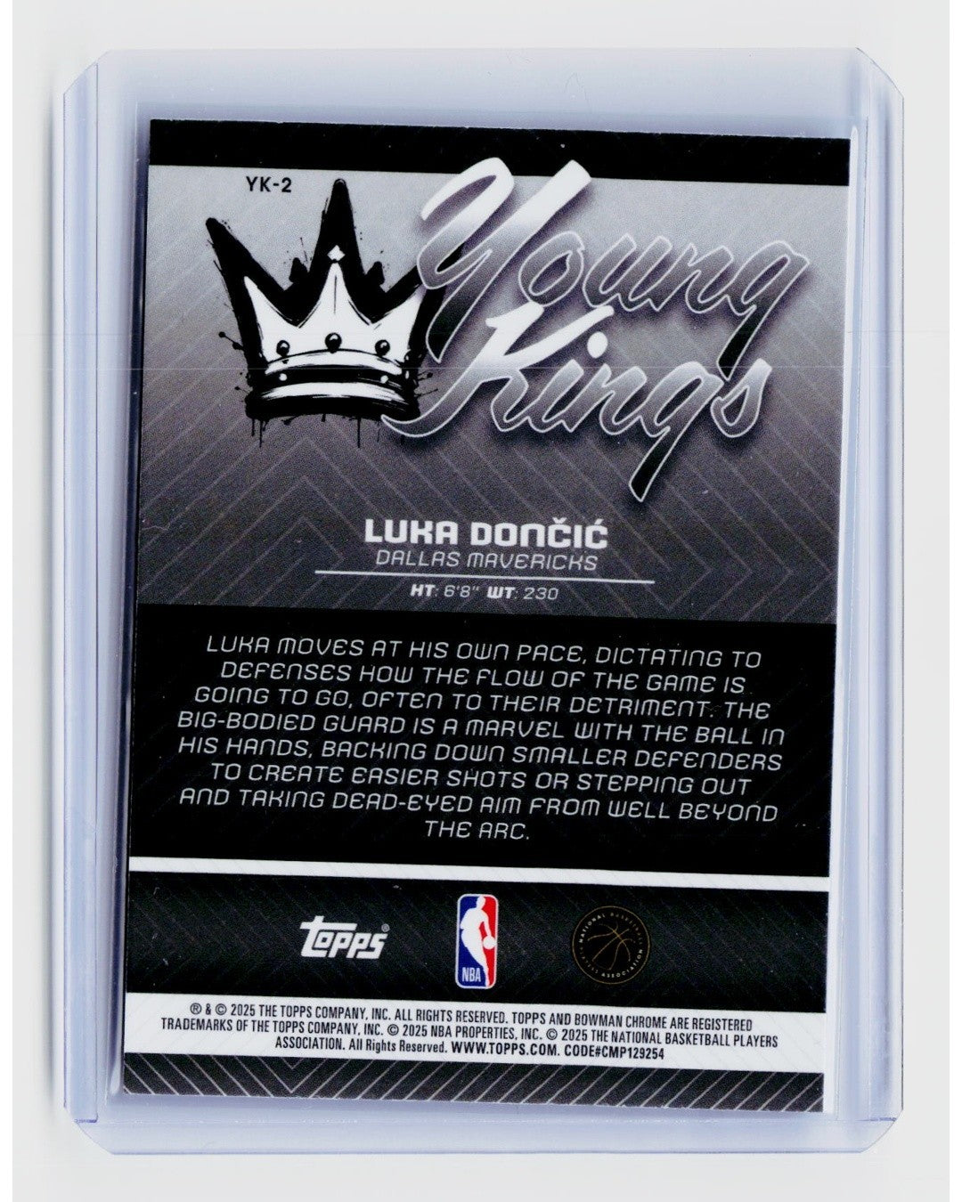 2025-26 Bowman Chrome Young Kings Luka Doncic YK-21