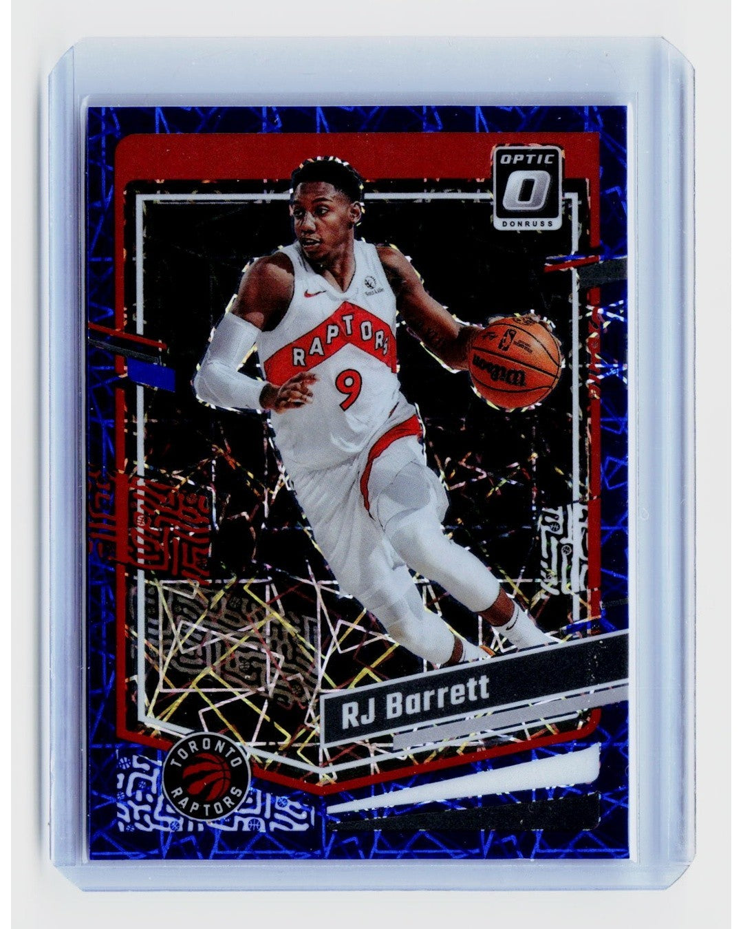2023-24 Panini Donruss Optic - RJ Barrett #1 Blue Velocity Prizm0