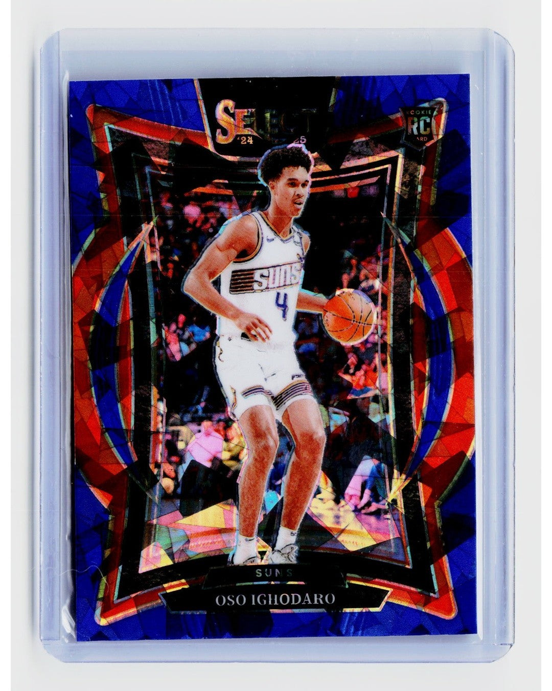 2024-25 Panini Select - Concourse Oso Ighodaro #75 Blue Cracked Ice Prizm (RC)0
