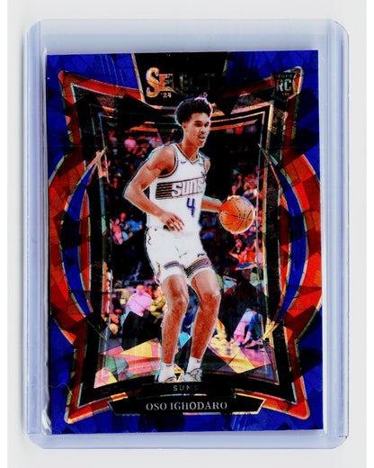 2024-25 Panini Select - Concourse Oso Ighodaro #75 Blue Cracked Ice Prizm (RC)0