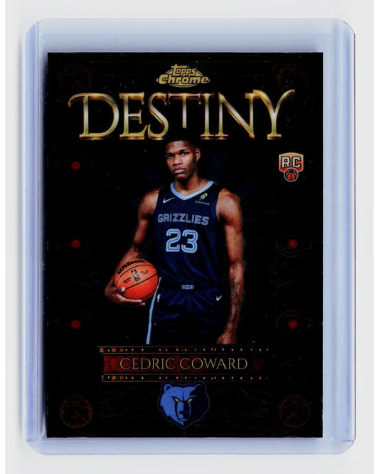 2025 26 Topps Chrome   Destiny Cedric Coward #D 10 (RC)0