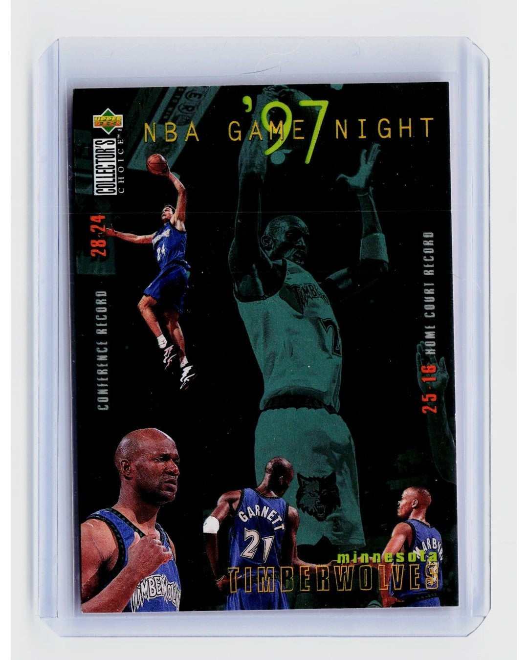 1997 98 Upper Deck Collector's Choice NBA Game Night Minnesota Timberwolves #1710
