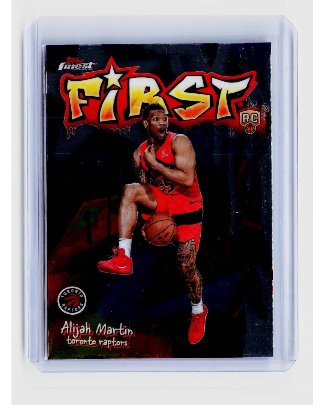 2025 26 Topps Finest   First Alijah Martin #F 29 (RC)0