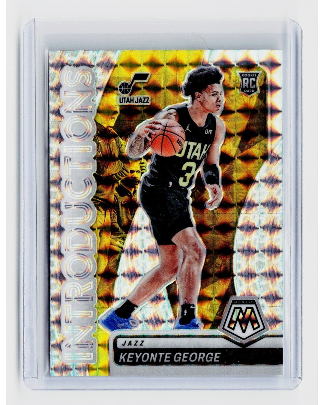2023 24 Panini Mosaic Introductions Mosaic Keyonte George #20 (RC)0