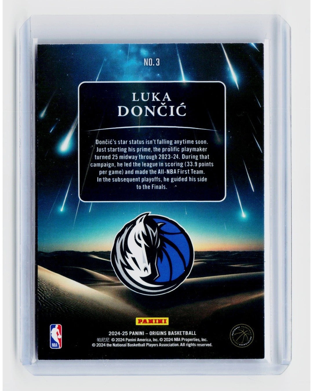 2024-25 Panini Origins - Meteor Shower Luka Dončić #31