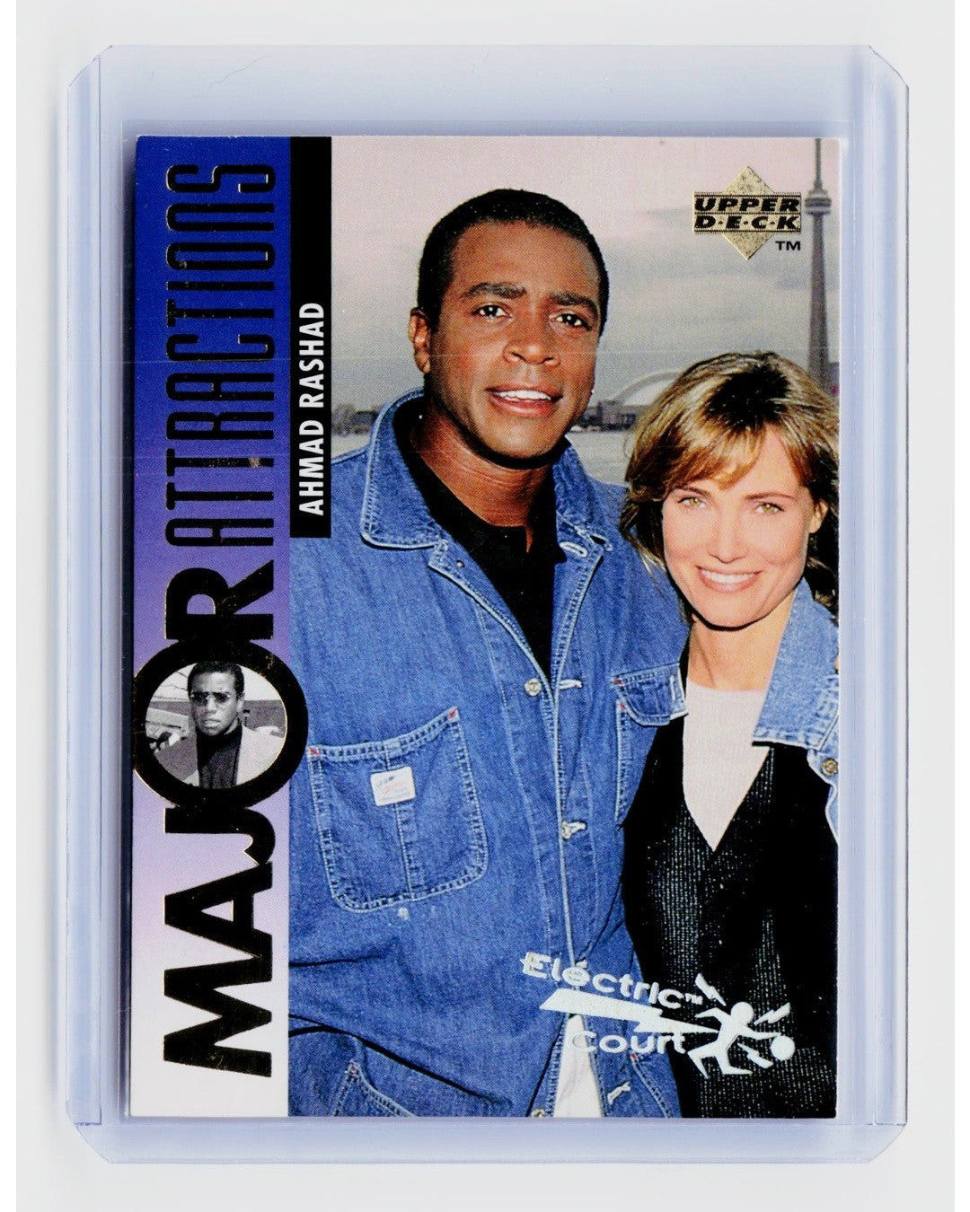 1995 96 Upper Deck   Major Attractions Ahmad Rashad #344 Electric Court0