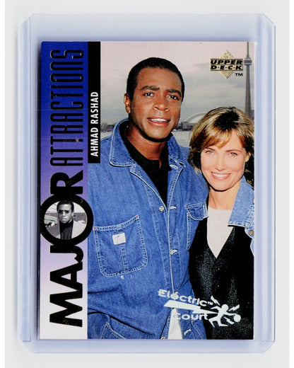 1995 96 Upper Deck   Major Attractions Ahmad Rashad #344 Electric Court0