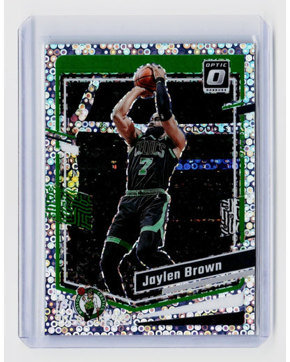 2023-24 Panini Donruss Optic Jaylen Brown Fast Break #1130