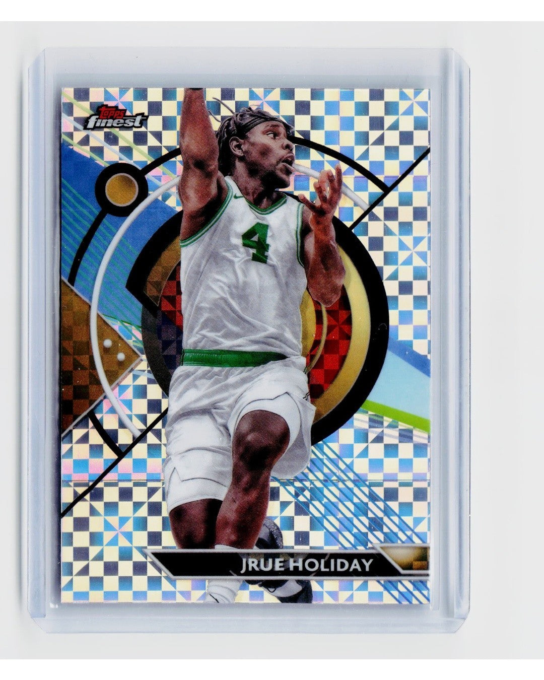 2023-24 Topps Finest - Common Jrue Holiday #27 Checkerboard Refractor0