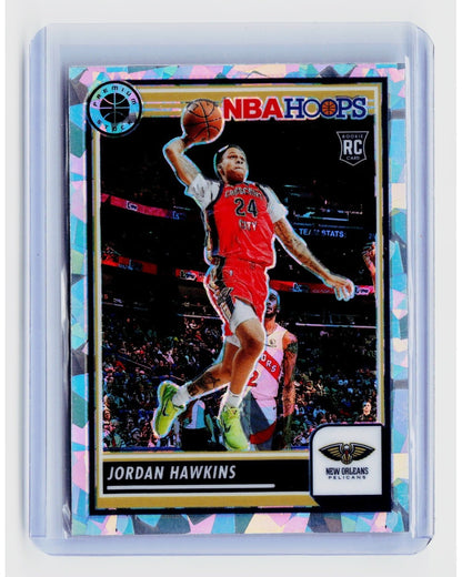 2023-24 Panini Premium Stock - Jordan Hawkins #125 Cracked Ice Prizm RC0