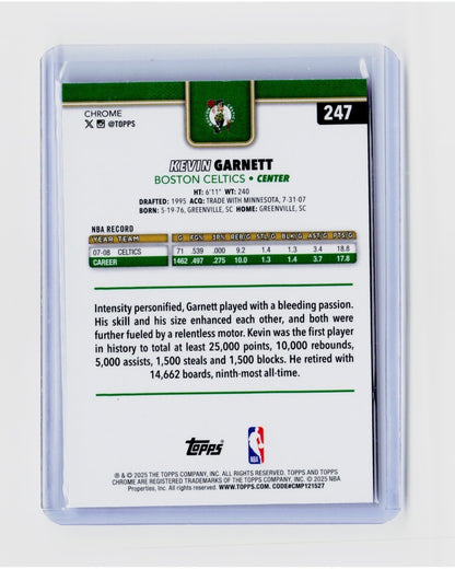 2025-26 Topps Chrome - Kevin Garnett #247 Skylight Refractor1