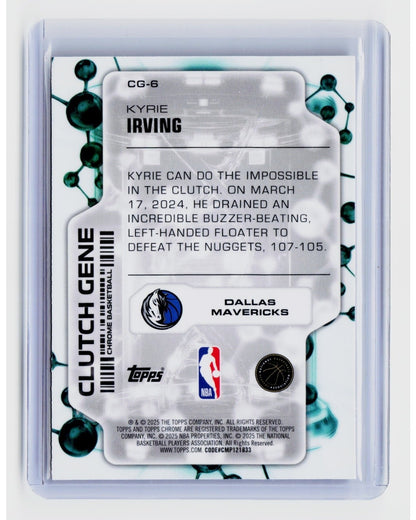 2025-26 Topps Chrome - Clutch Gene Kyrie Irving #CG-61