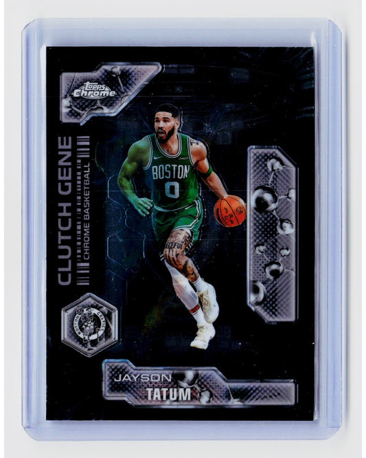 2025-26 Topps Chrome - Clutch Gene Jayson Tatum #CG-30