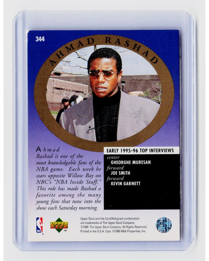 1995 96 Upper Deck   Major Attractions Ahmad Rashad #344 Electric Court1