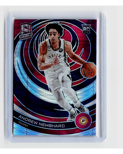 2022-23 Panini Spectra - Rookies Andrew Nembhard #181 Asia Red Prizm (RC)0