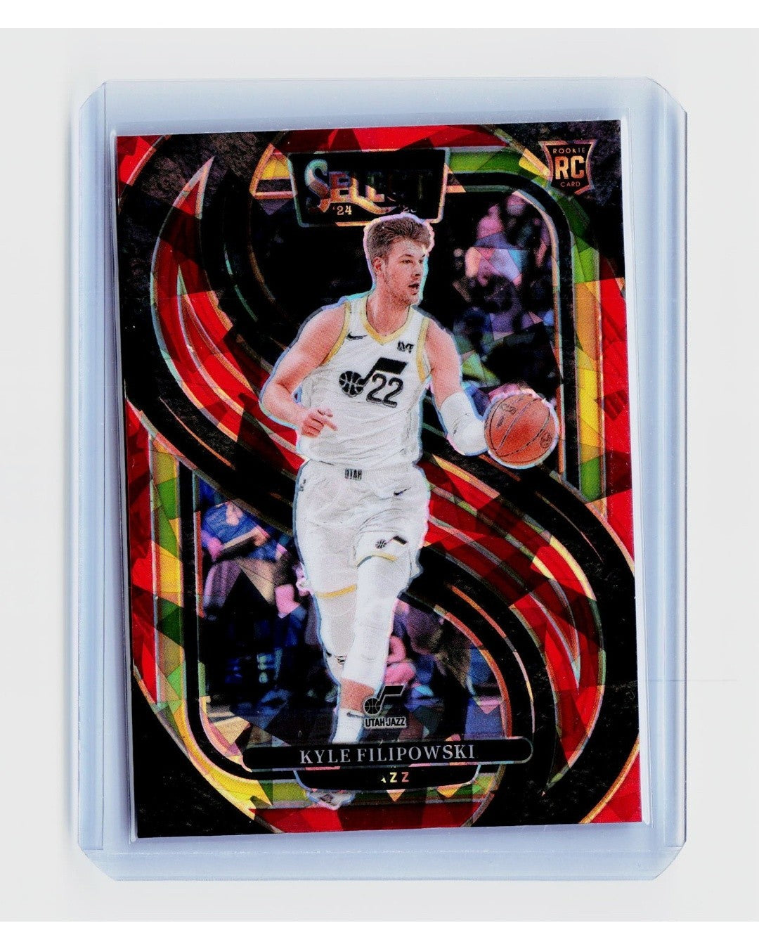 2024-25 Panini Select - Premier Level Kyle Filipowski Red Cracked Ice Prizm (RC)0