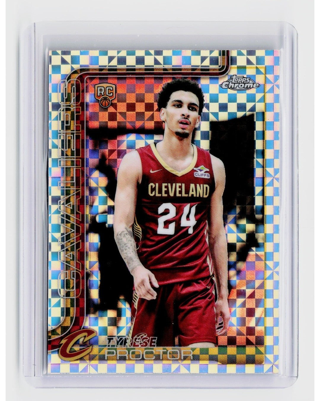 2025-26 Topps Chrome - Tyrese Proctor #300 Geometric X-Fractor (RC)0