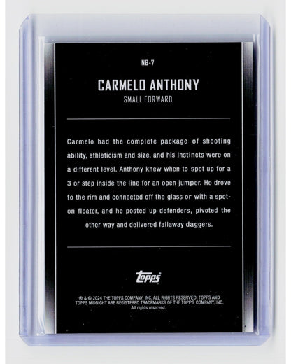 2023-24 Topps Midnight - Nightball Carmelo Anthony #NB-7 SSP1