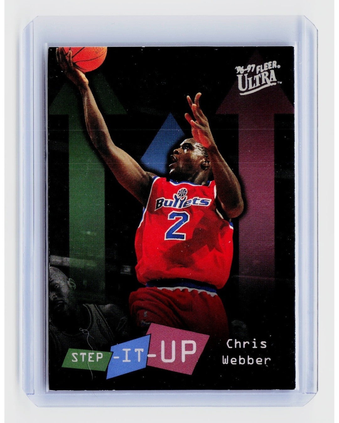 1996 97 Fleer Ultra   Step It Up Chris Webber #2880