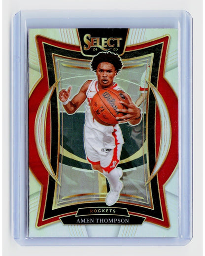 2024-25 Panini Select - Concourse Amen Thompson #59 Silver Prizm0