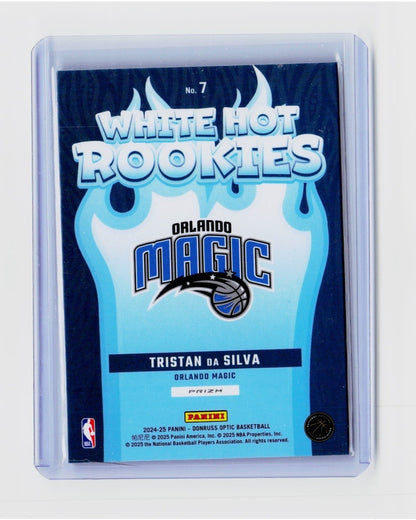 2024-25 Panini Donruss Optic - White Hot Rookies Tristan da Silva #7 (RC) Prizm1