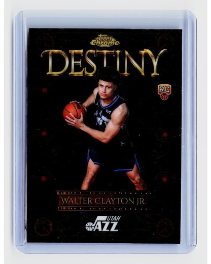 2025-26 Topps Chrome - Destiny Walter Clayton Jr. #D-15 (RC)0