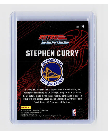 2023-24 Panini Donruss - Retro Series Stephen Curry #14 Red1