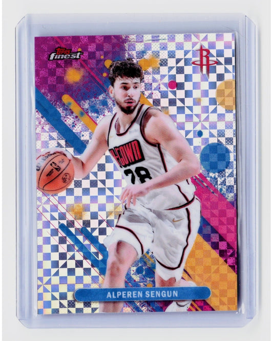 2025-26 Topps Finest - Common Alperen Sengun #92 Checkerboard Refractor0