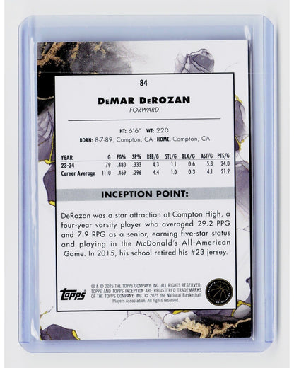 2024-25 Topps Inception - DeMar DeRozan #841