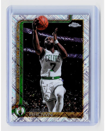 2025-26 Topps Chrome - Jaylen Brown #51 Skylight Refractor0
