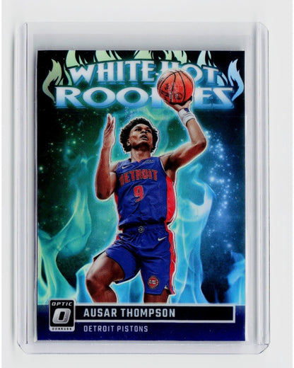 2023-24 Panini Donruss Optic Ausar Thompson White Hot Rookies Purple #110