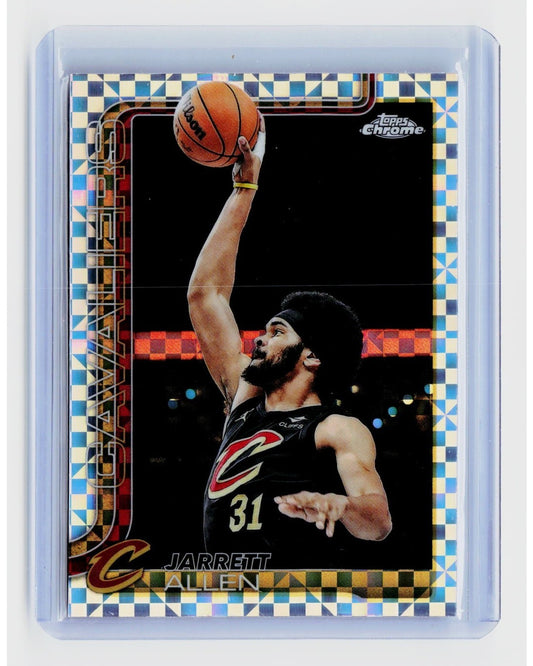 2025 26 Topps Chrome   Jarrett Allen #52 Geometric Refractor0