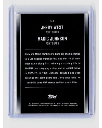 2023-24 Topps Midnight - Constellations Magic Johnson, Jerry West #C-81