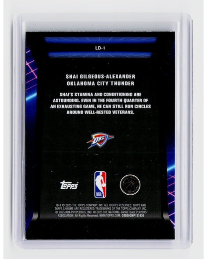 2025-26 Topps Chrome - Loading… Shai Gilgeous-Alexander #LD-11