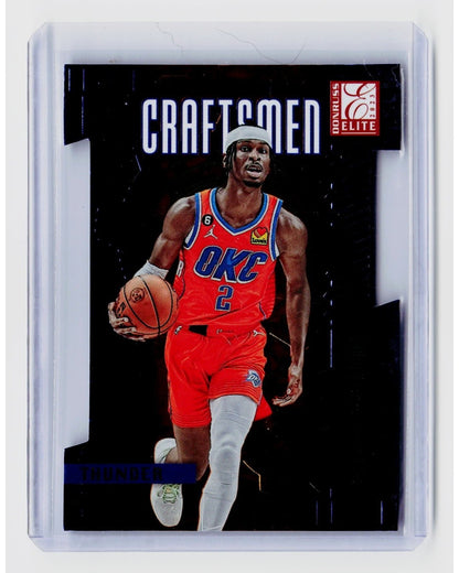 2023-24 Donruss Elite - Craftsmen Die-Cut Shai Gilgeous-Alexander #90