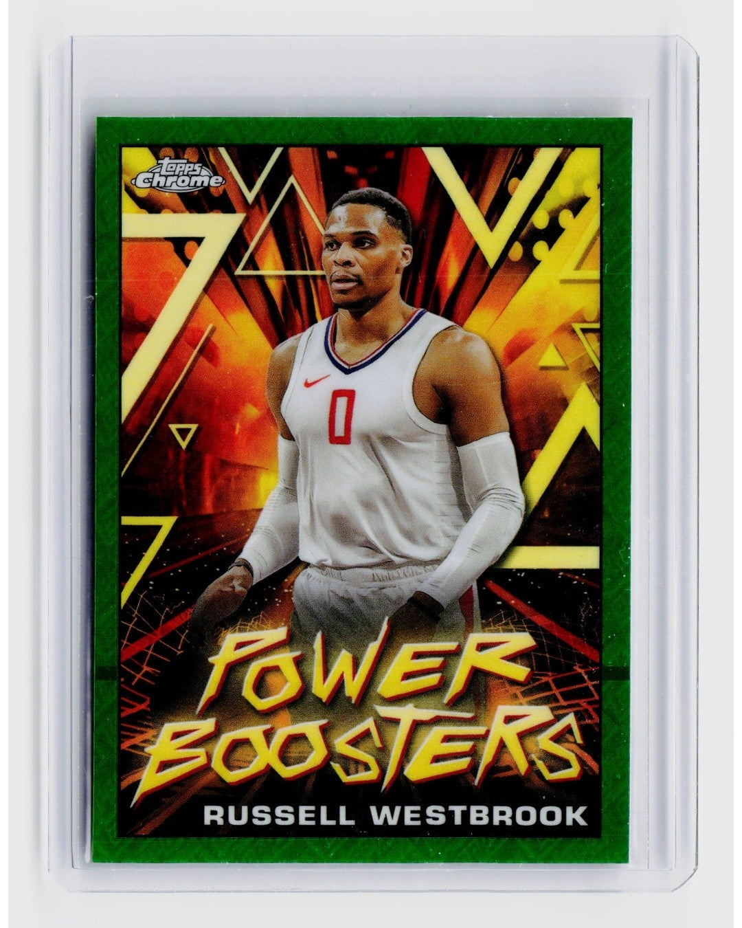 2023-24 Topps Chrome Power Boosters Green Russell Westbrook #PB-80