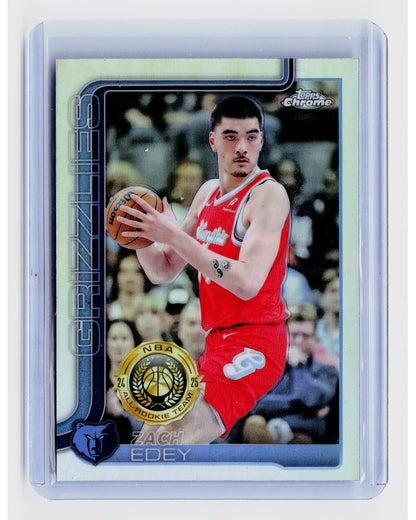 2025-26 Topps Chrome - Zach Edey #128 Refractor0