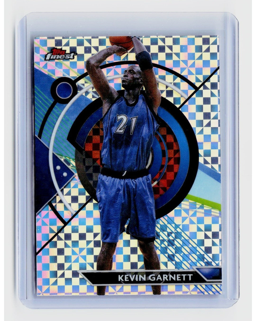 2023-24 Topps Finest - Common Kevin Garnett #36 Checkerboard Refractor0