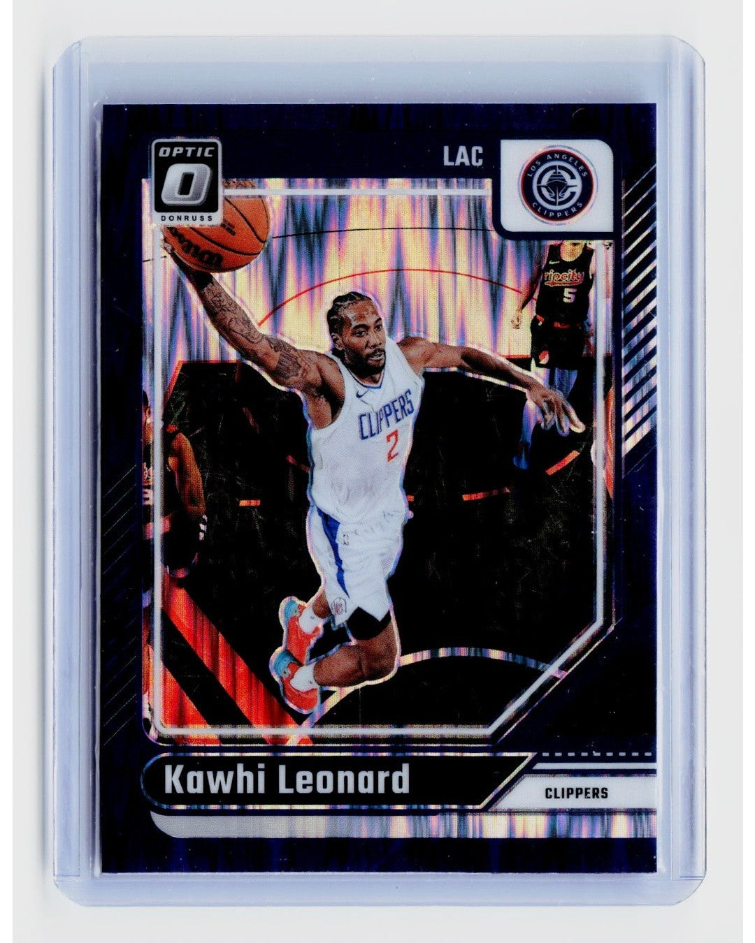 2024-25 Panini Donruss Optic - Kawhi Leonard #141 Purple Shock Prizm0