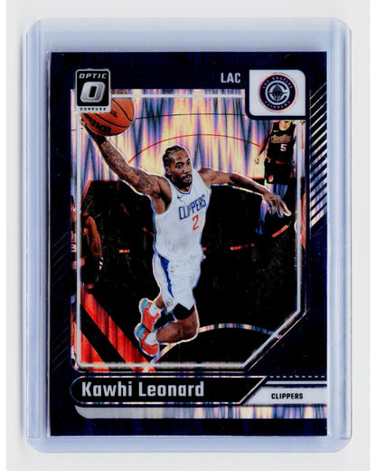 2024-25 Panini Donruss Optic - Kawhi Leonard #141 Purple Shock Prizm0