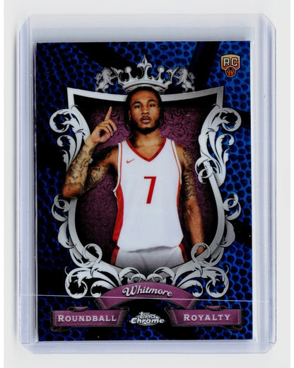 2023-24 Topps Chrome - Roundball Royalty Blue Basketball Refractor Cam Whitmore0