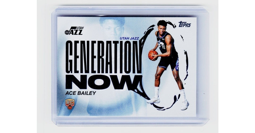 2025 26 Topps   Generation Now Ace Bailey #GN 5 (RC)0