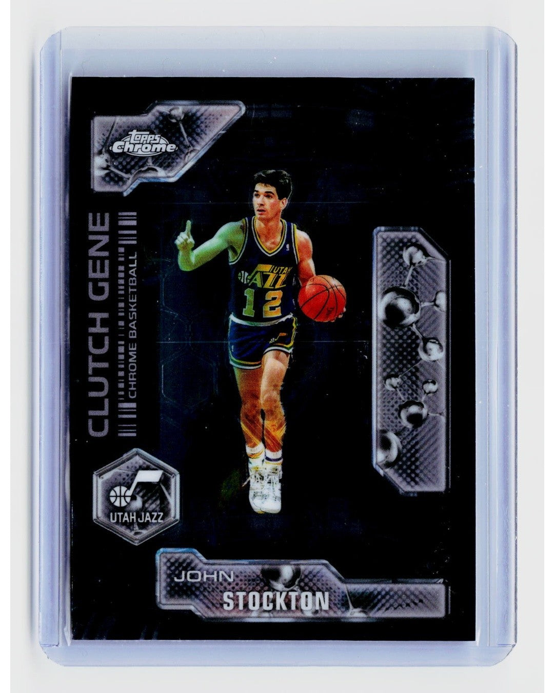 2025-26 Topps Chrome - Clutch Gene John Stockton #CG-260