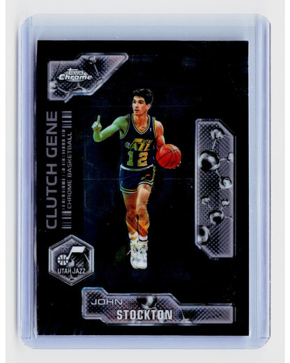 2025-26 Topps Chrome - Clutch Gene John Stockton #CG-260