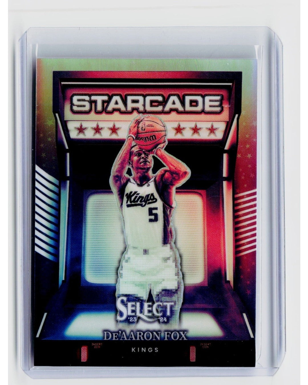 2023-24 Panini Select - Starcade Prizm De'Aaron Fox #10 SSP0