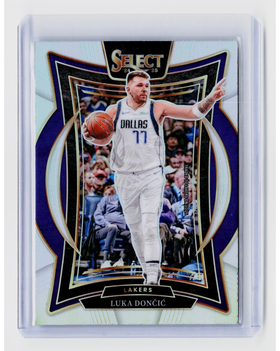 2024 25 Panini Select   Concourse Luka Dončić #56 Silver Prizm0