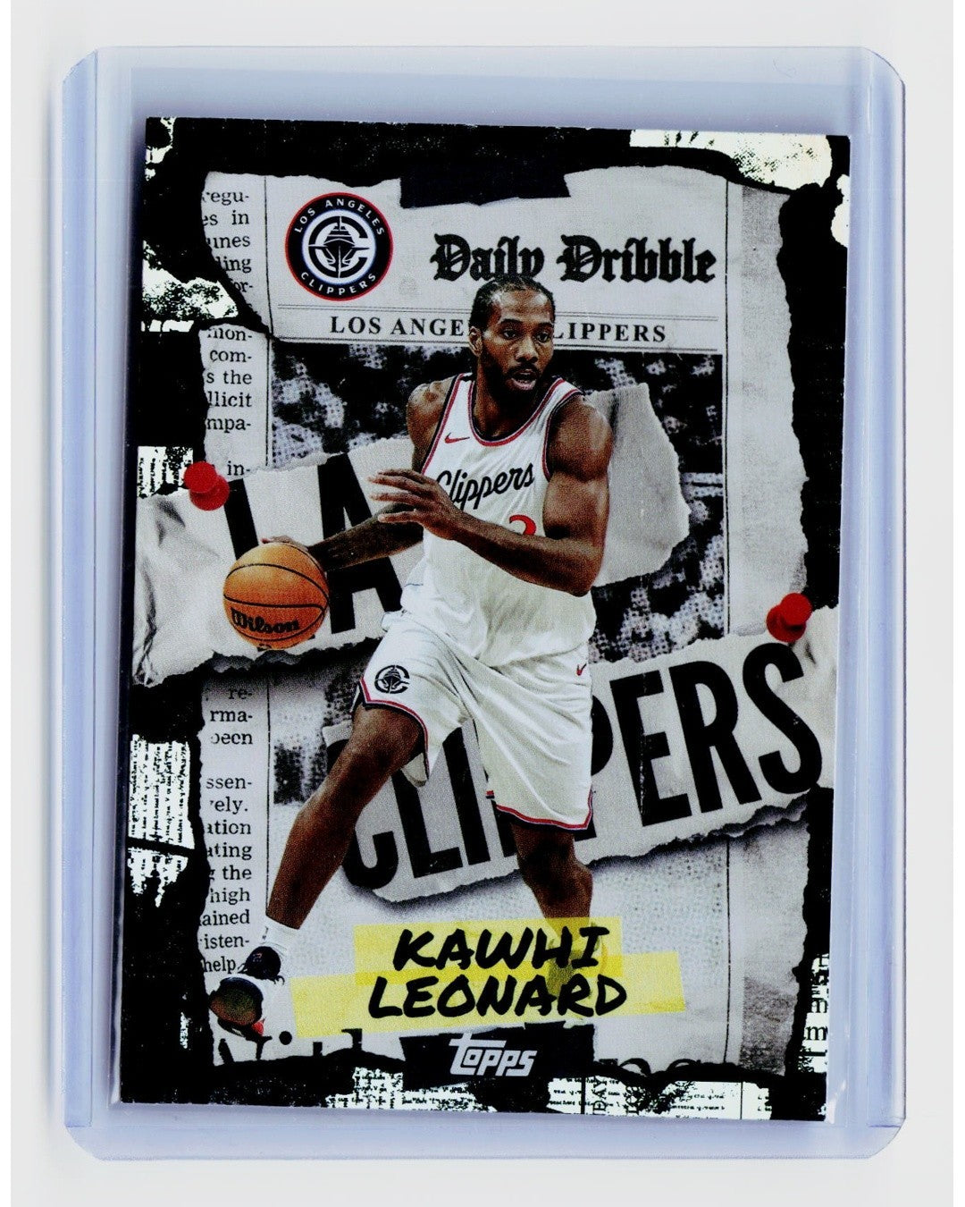 2025-26 Topps - The Daily Dribble Kawhi Leonard #DD-180